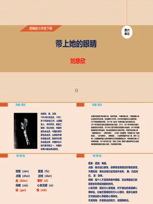 带上她的眼睛PPT课件3