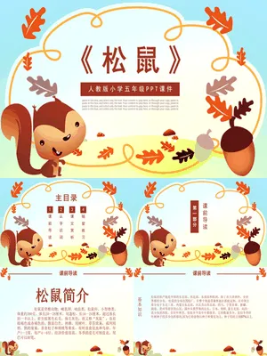 松鼠PPT课件6