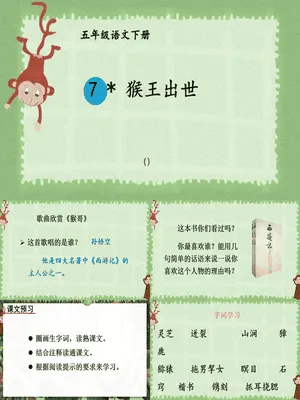 猴王出世PPT课件7