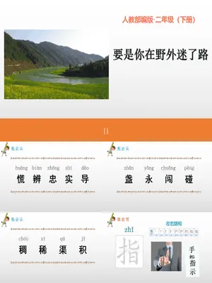 要是你在野外迷了路PPT课件3