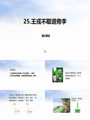 王戎不取道旁李PPT课件4