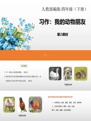 我的动物朋友PPT课件2