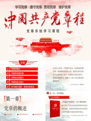 党章学习辅导PPT课件