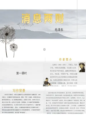 消息二则PPT课件2