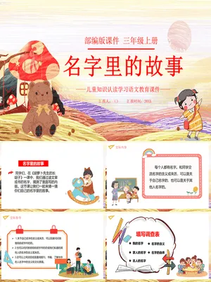 名字里的故事PPT课件6
