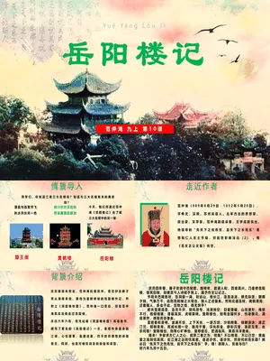 岳阳楼记PPT课件8