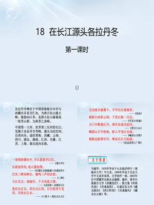 在长江源头各拉丹冬PPT课件5
