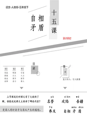 自相矛盾PPT课件3