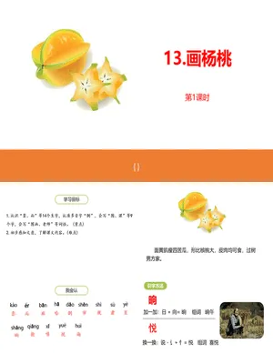 画杨桃PPT课件6