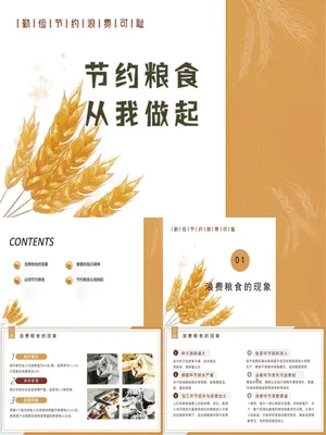珍惜粮食从我做起