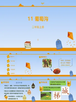 葡萄沟PPT课件4