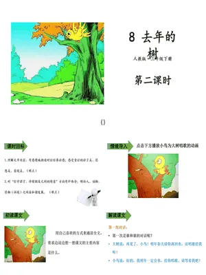 去年的树PPT课件1
