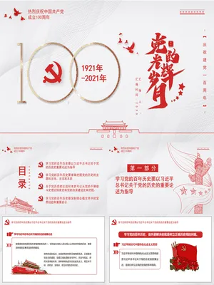 建党百年党史学习要点