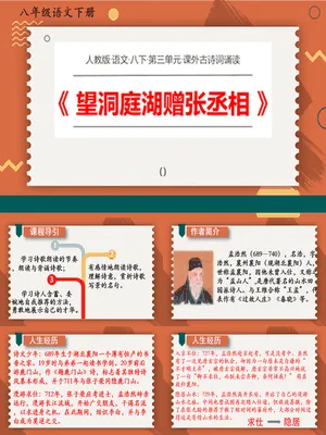 望洞庭湖赠张丞相PPT课件2