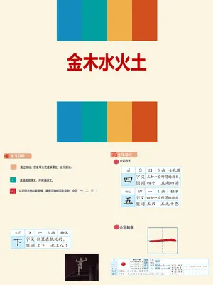 金木水火土PPT课件5