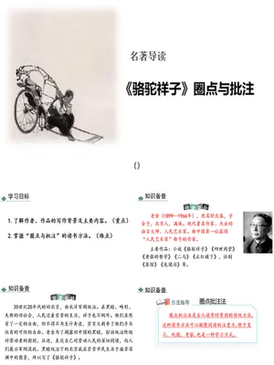 骆驼祥子：圈点与批注PPT课件4