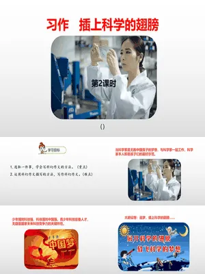 插上科学的翅膀飞PPT课件3