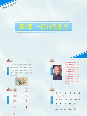 一匹出色的马PPT课件4