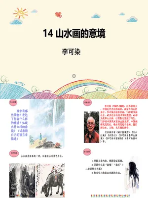 山水画的意境PPT课件1