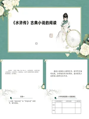 《水浒传》古典小说的阅读PPT课件1