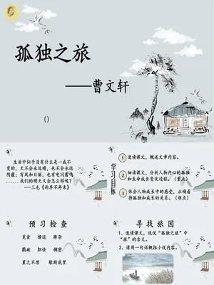 孤独之旅PPT课件7