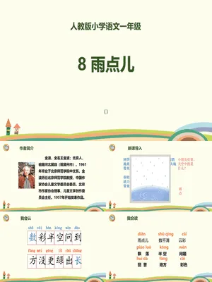 雨点儿PPT课件6