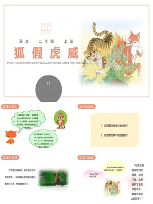 狐假虎威PPT课件4