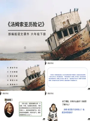 汤姆·索亚历险记PPT课件3