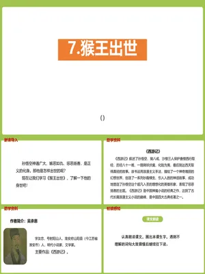 猴王出世PPT课件4
