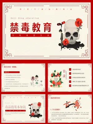 禁毒教育班会课件