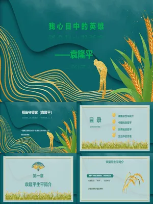 我心目中的英雄袁隆平