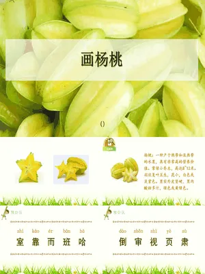 画杨桃PPT课件3