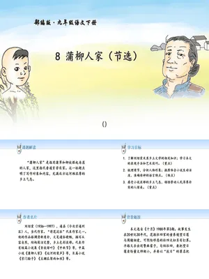 蒲柳人家PPT课件4