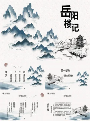 岳阳楼记PPT课件6