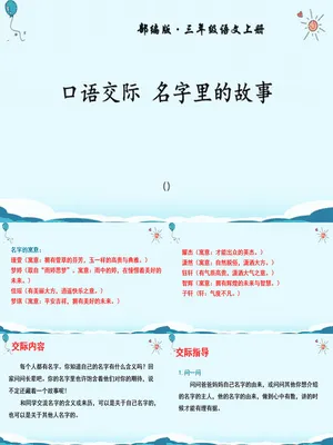 名字里的故事PPT课件4