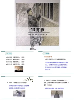 背影PPT课件6