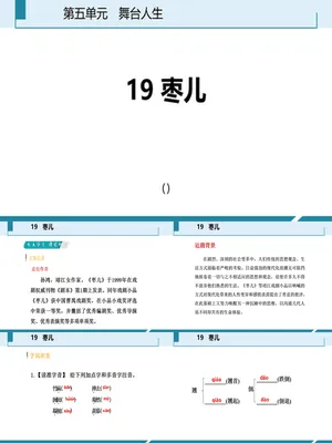 枣儿PPT课件2