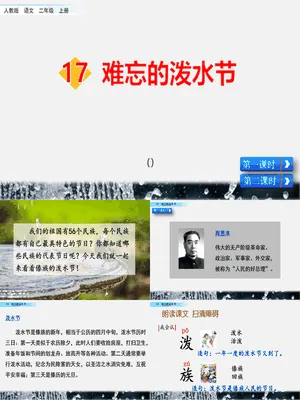 难忘的泼水节PPT课件6