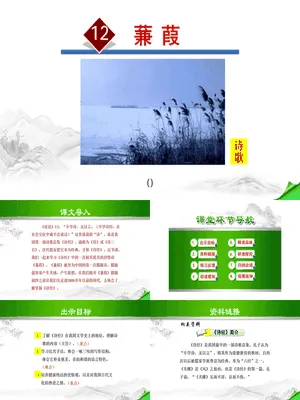 蒹葭PPT课件5