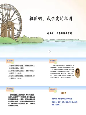 祖国啊我亲爱的祖国PPT课件6
