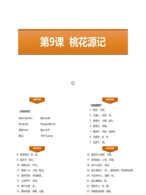 桃花源记PPT课件5