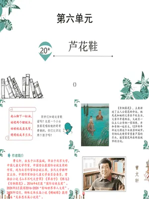 芦花鞋PPT课件6