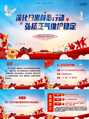 扫黑除恶弘扬正气维护稳定