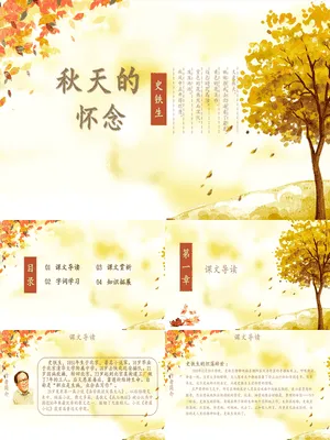 秋天的怀念PPT课件2