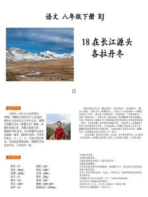 在长江源头各拉丹冬PPT课件4