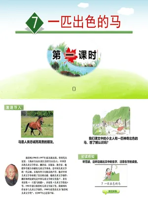 一匹出色的马PPT课件8