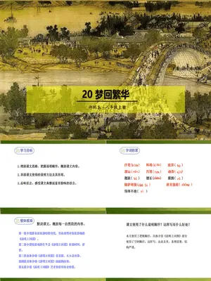 梦回繁华PPT课件3
