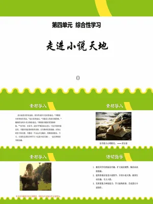 走进小说天地PPT课件2