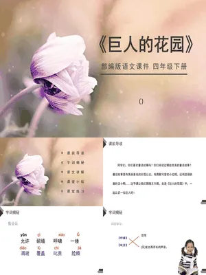 巨人的花园PPT课件3