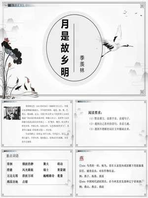 月是故乡明PPT课件4